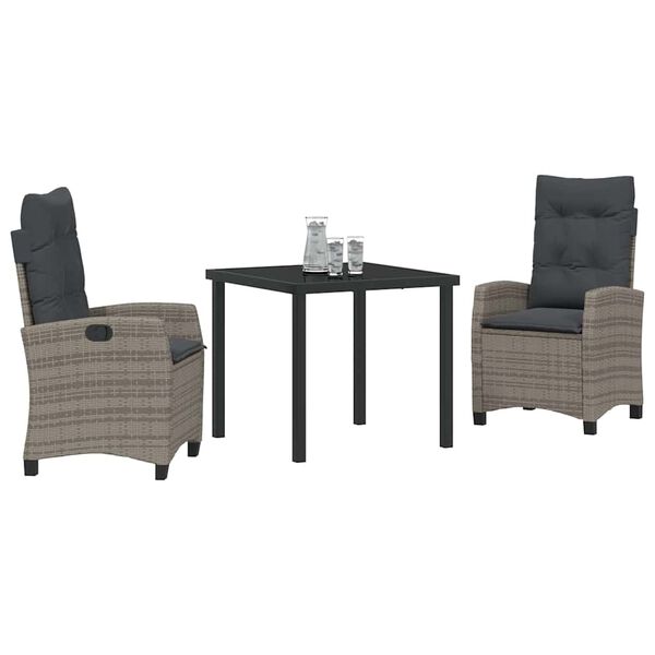 vidaXL &Sigma;έ&tau; &phi;&alpha;&gamma;&eta;&tau;&omicron;ύ &gamma;&iota;&alpha; &kappa;ή&pi;&omicron; &mu;&epsilon; &mu;&alpha;&xi;&iota;&lambda;ά&rho;&iota; 3 pcs &Gamma;&kappa;&rho;&iota; &sigma;&upsilon;&nu;&theta;&epsilon;&tau;&iota;&kappa;ό &rho;&alpha;&tau;ά&nu;