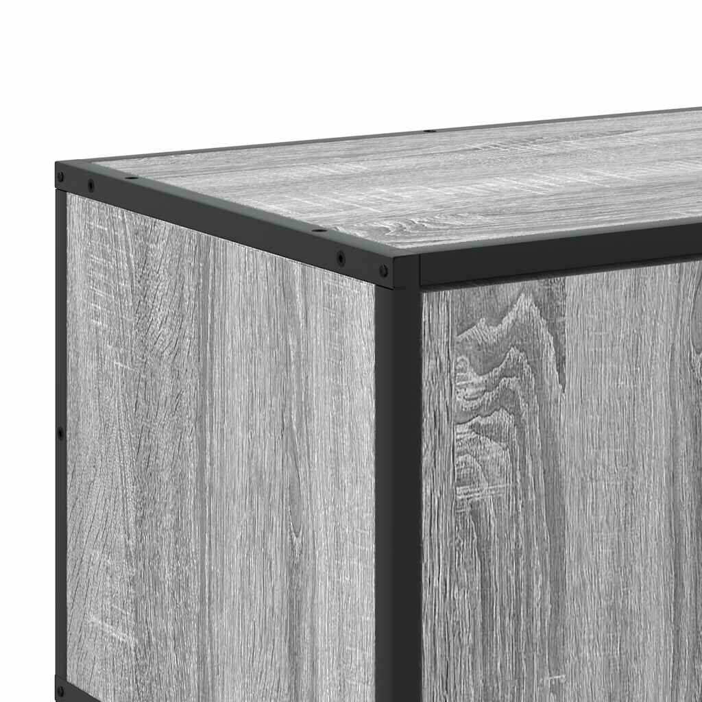 vidaXL Έπιπλο Τηλεόρασης Γκρι Sonoma 150x35x41 εκ. Επεξ. Ξύλο