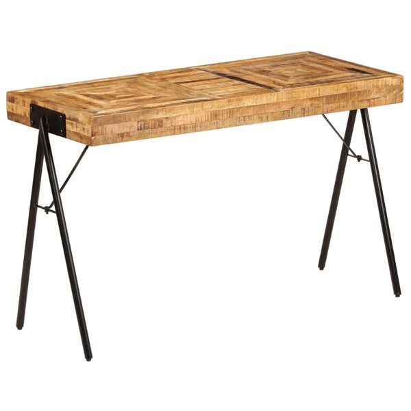 vidaXL Γραφείο 118 x 50 x 75 εκ. από Μασίφ Ξύλο Μάνγκο