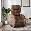 vidaXL Πολυθρόνα Ανακλινόμενη με Ανύψωση Καφέ Υφασμάτινη