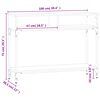 vidaXL Τραπέζι Κονσόλα Γκρι Sonoma 100x30,5x75 εκ. Επεξεργασμένο Ξύλο