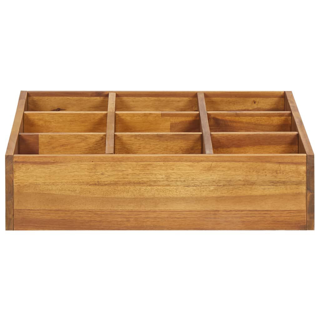 vidaXL Ζαρντινιέρα Βοτάνων Υπερυψωμένη 60x60x15 εκ. Μασίφ Ξύλο Ακακίας