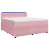 vidaXL &Kappa;&rho;&epsilon;&beta;ά&tau;&iota; box spring &mu;&epsilon; &sigma;&tau;&rho;ώ&mu;&alpha; &Rho;&omicron;&zeta; 180 x 200 cm &Beta;&epsilon;&lambda;&omicron;ύ&delta;&omicron;