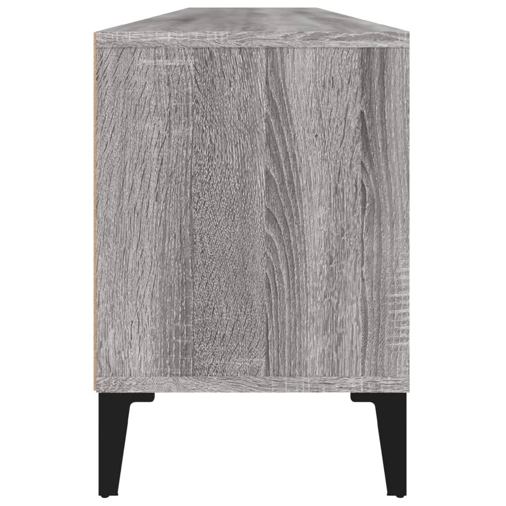 vidaXL Έπιπλο Τηλεόρασης Γκρι Sonoma 150x30x44,5 εκ. από Επεξεργ. Ξύλο