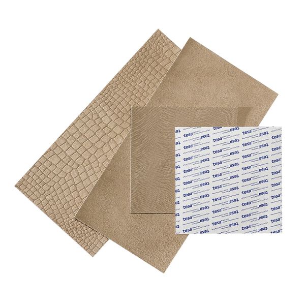 WallArt Πλακάκια Borret 32 τεμ. Μπεζ της Άμμου Δερμάτινα