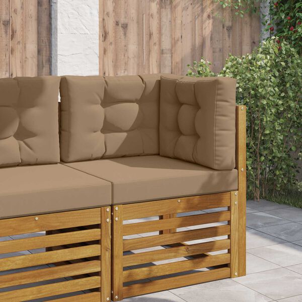 vidaXL &Mu;&alpha;&xi;&iota;&lambda;ά&rho;&iota; &Kappa;&alpha;&nu;&alpha;&pi;έ &Epsilon;&xi;&omega;&tau;&epsilon;&rho;&iota;&kappa;&omicron;ύ &Chi;ώ&rho;&omicron;&upsilon; 3 pcs Taupe &Pi;&omicron;&lambda;&upsilon;&epsilon;&sigma;&tau;έ&rho;&alpha;&sigmaf;