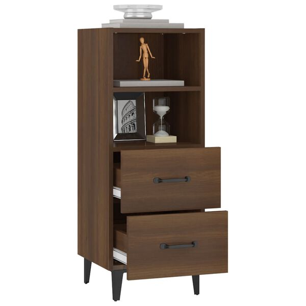 vidaXL Ντουλάπι Καφέ Δρυς 34,5 x 34 x 90 εκ. Επεξεργασμένο Ξύλο