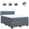 vidaXL &Kappa;&rho;&epsilon;&beta;ά&tau;&iota; Boxspring &mu;&epsilon; &Sigma;&tau;&rho;ώ&mu;&alpha; &Sigma;&kappa;&omicron;ύ&rho;&omicron; &Gamma;&kappa;&rho;&iota; 160x200 &epsilon;&kappa;. &Beta;&epsilon;&lambda;&omicron;ύ&delta;&iota;&nu;&omicron;