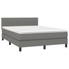 vidaXL &Kappa;&rho;&epsilon;&beta;ά&tau;&iota; Boxspring &mu;&epsilon; &Sigma;&tau;&rho;ώ&mu;&alpha; &Sigma;&kappa;&omicron;ύ&rho;&omicron; &Gamma;&kappa;&rho;&iota; 140x190 &epsilon;&kappa;. &Upsilon;&phi;&alpha;&sigma;&mu;ά&tau;&iota;&nu;&omicron;
