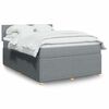 vidaXL &Kappa;&rho;&epsilon;&beta;ά&tau;&iota; Boxspring &mu;&epsilon; &Sigma;&tau;&rho;ώ&mu;&alpha; &Alpha;&nu;&omicron;&iota;&chi;&tau;ό &Gamma;&kappa;&rho;&iota; 140x190 &epsilon;&kappa;. &Upsilon;&phi;&alpha;&sigma;&mu;ά&tau;&iota;&nu;&omicron;