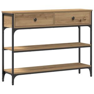 vidaXL &Tau;&rho;&alpha;&pi;έ&zeta;&iota; &kappa;&omicron;&nu;&sigma;ό&lambda;&alpha;&sigmaf; Artisan Oak 100 x 25 x 75 &epsilon;&kappa;.