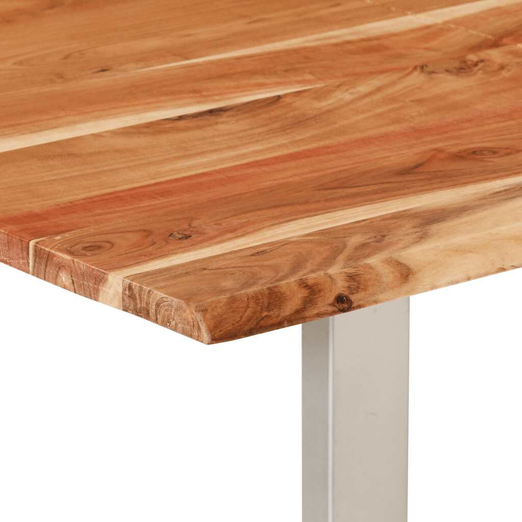 vidaXL Τραπεζαρία 154x80x76 εκ. από Μασίφ Ξύλο Ακακίας