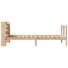 vidaXL Πλαίσιο Κρεβατιού Κεφαλάρι 75x190εκ. Μασίφ Πεύκο