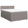 vidaXL &Kappa;&rho;&epsilon;&beta;ά&tau;&iota; Boxspring &mu;&epsilon; &Sigma;&tau;&rho;ώ&mu;&alpha; Taupe 160x200 &epsilon;&kappa;. &Upsilon;&phi;&alpha;&sigma;&mu;ά&tau;&iota;&nu;&omicron;