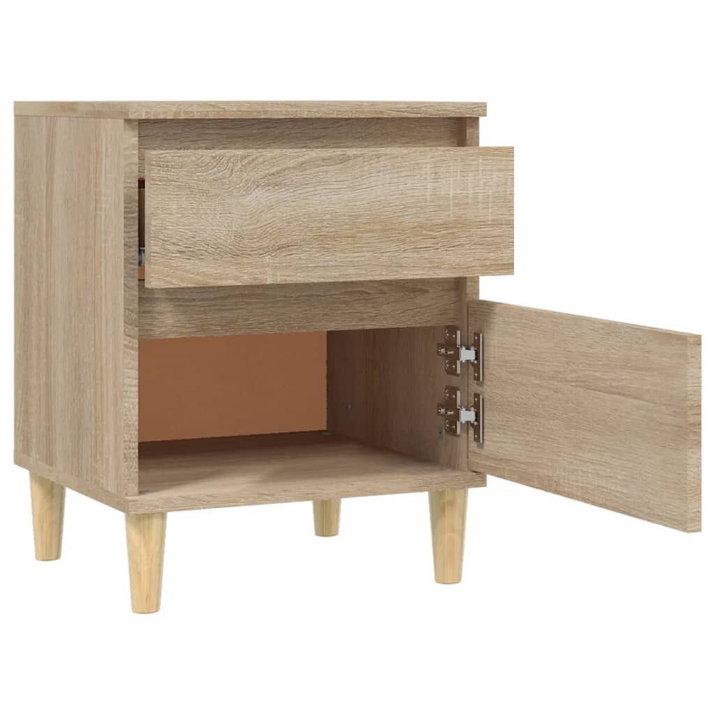 vidaXL Κομοδίνο Sonoma Δρυς 40x35x50 εκ.
