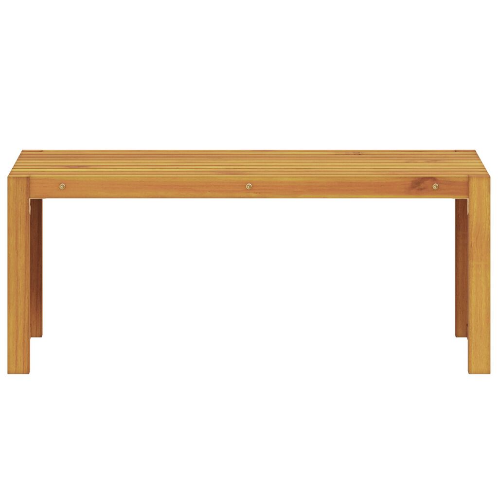 vidaXL Πάγκος Κήπου με Slatted Σχεδίαση 110x30x45 cm Μασίφ Ξύλο Acacia