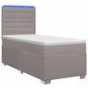 vidaXL &Kappa;&rho;&epsilon;&beta;ά&tau;&iota; box spring &mu;&epsilon; &sigma;&tau;&rho;ώ&mu;&alpha; Taupe 80 x 200 cm Ύ&phi;&alpha;&sigma;&mu;&alpha;