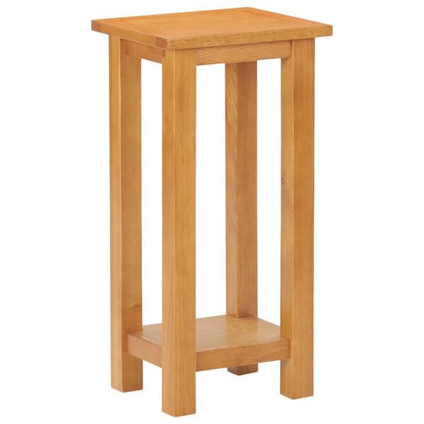vidaXL Τραπέζι Βοηθητικό 27 x 24 x 55 εκ. από Μασίφ Ξύλο Δρυός