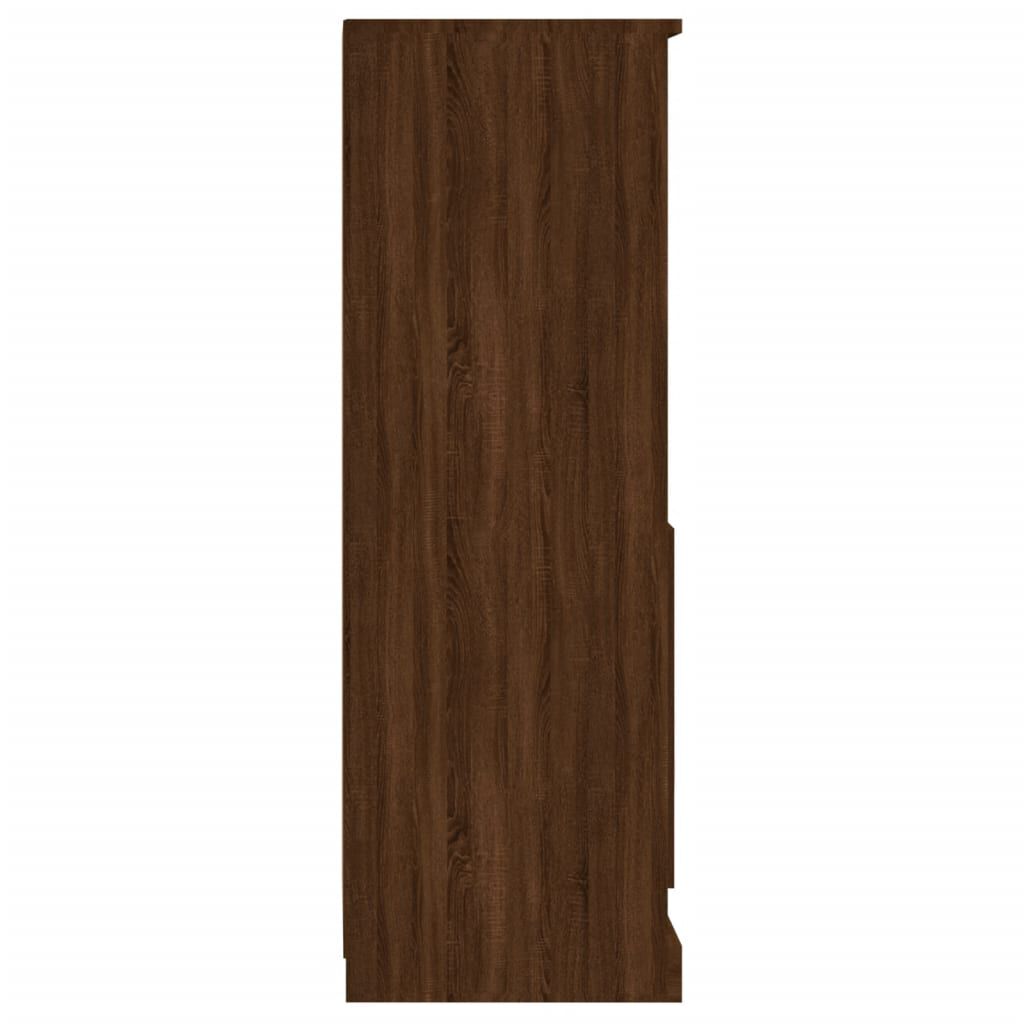 vidaXL Ντουλάπι Καφέ δρυς 36x35,5x103,5 εκ. από Επεξεργασμένο Ξύλο