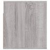 vidaXL Κομοδίνα Επιτοίχια 2 τεμ. Γκρι Sonoma 50x36x40 εκ.