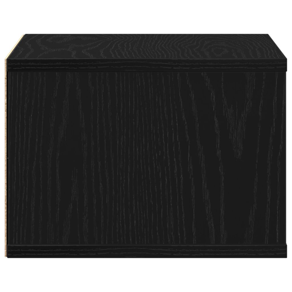 vidaXL Σταντ Εκτυπωτή Μαύρη Δρυς 40x32x22,5 cm Κατασκευασμένο Ξύλο