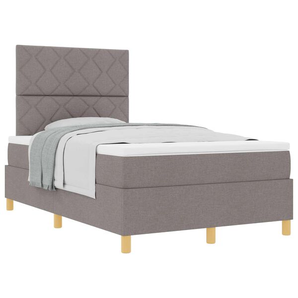 vidaXL &Kappa;&rho;&epsilon;&beta;ά&tau;&iota; &mu;&epsilon; &epsilon;&lambda;&alpha;&tau;ή&rho;&iota;&alpha; &mu;&epsilon; &sigma;&tau;&rho;ώ&mu;&alpha; Taupe 120 x 190 cm ύ&phi;&alpha;&sigma;&mu;&alpha;