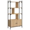vidaXL &Beta;&iota;&beta;&lambda;&iota;&omicron;&theta;ή&kappa;&eta; &mu;&epsilon; &Pi;&omicron;&rho;&tau;ά&kappa;&iota;&alpha; &alpha;&pi;ό Sonoma &Delta;&rho;&upsilon;&sigmaf; 76,5x30x154,5 &epsilon;&kappa;. &alpha;&pi;ό &Tau;&epsilon;&chi;&nu;&eta;&tau;ό &Xi;ύ&lambda;&omicron;