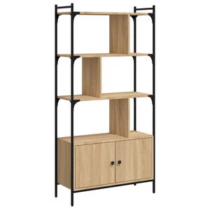 vidaXL &Beta;&iota;&beta;&lambda;&iota;&omicron;&theta;ή&kappa;&eta; &mu;&epsilon; &Pi;&omicron;&rho;&tau;ά&kappa;&iota;&alpha; &alpha;&pi;ό Sonoma &Delta;&rho;&upsilon;&sigmaf; 76,5x30x154,5 &epsilon;&kappa;. &alpha;&pi;ό &Tau;&epsilon;&chi;&nu;&eta;&tau;ό &Xi;ύ&lambda;&omicron;