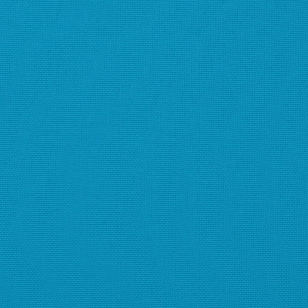 vidaXL Μαξιλάρια Πάγκου Κήπου 2 τεμ. γαλάζιο 120x50x7cm Ύφασμα Oxford