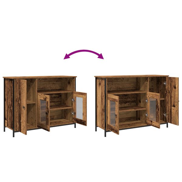 vidaXL Μπουφέ Παλιού Ξύλου 100x35x75 εκ. Επεξεργασμένου Ξύλου