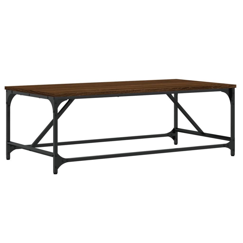 vidaXL Τραπεζάκι Σαλονιού Καφέ Δρυς 100x50x35 εκ. Επεξεργασμ. Ξύλο