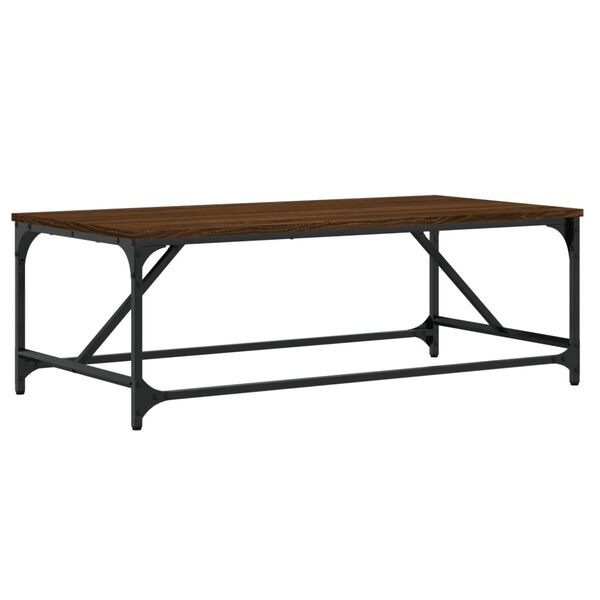 vidaXL Τραπεζάκι Σαλονιού Καφέ Δρυς 100x50x35 εκ. Επεξεργασμ. Ξύλο