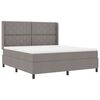 vidaXL &Kappa;&rho;&epsilon;&beta;ά&tau;&iota; &mu;&epsilon; &epsilon;&lambda;&alpha;&tau;ή&rho;&iota;&alpha; &mu;&epsilon; &sigma;&tau;&rho;ώ&mu;&alpha; Taupe 180 x 200 cm ύ&phi;&alpha;&sigma;&mu;&alpha;
