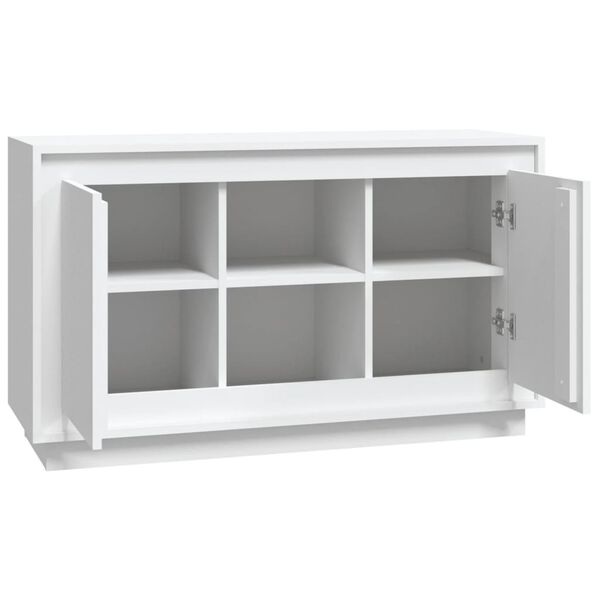 vidaXL Μπουφές Λευκός 102 x 35 x 60 εκ. από Επεξεργασμένο Ξύλο