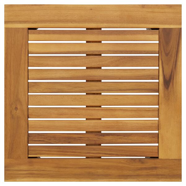vidaXL Τραπέζι Κήπου 45x45x38 εκ. Συμπαγές Ξύλο Ακακίας