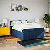 vidaXL &Kappa;&rho;&epsilon;&beta;ά&tau;&iota; Boxspring &mu;&epsilon; &Sigma;&tau;&rho;ώ&mu;&alpha; &Mu;&pi;&lambda;&epsilon; 160x200 &epsilon;&kappa;. &Upsilon;&phi;&alpha;&sigma;&mu;ά&tau;&iota;&nu;&omicron;