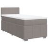 vidaXL &Kappa;&rho;&epsilon;&beta;ά&tau;&iota; Boxspring &mu;&epsilon; &Sigma;&tau;&rho;ώ&mu;&alpha; Taupe 90x190 &epsilon;&kappa;.&Upsilon;&phi;&alpha;&sigma;&mu;ά&tau;&iota;&nu;&omicron;