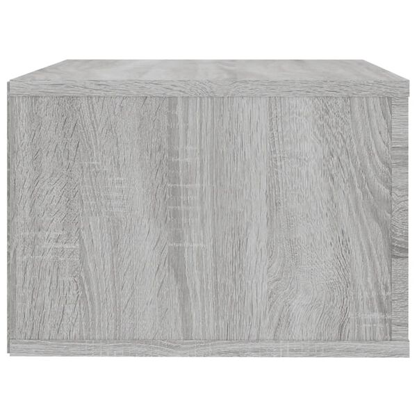 vidaXL Κομοδίνα Επιτοίχια 2 τεμ. Γκρι Sonoma 50x36x25 εκ.