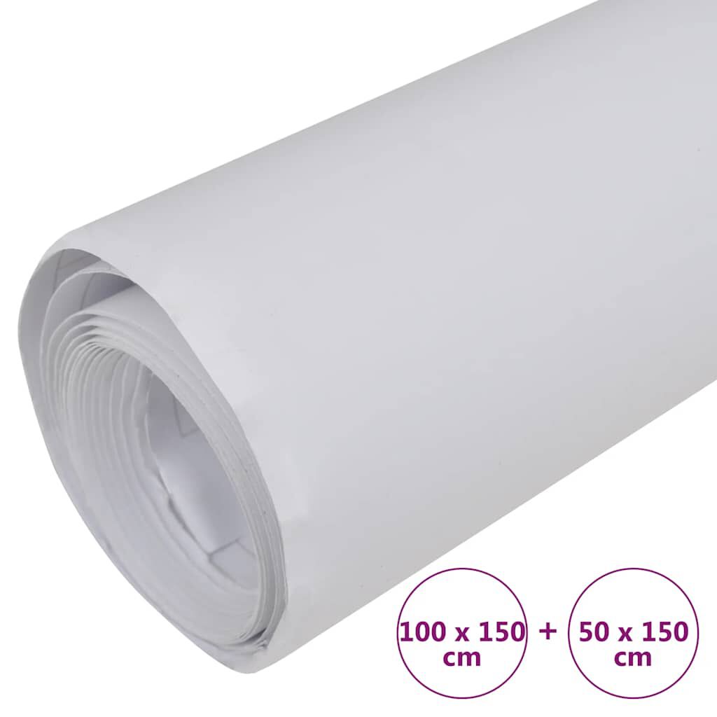 vidaXL Μεμβράνη Αυτοκινήτου Λευκό Ματ 100 x 150 εκ.