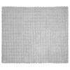 vidaXL Ψεύτικη κουβέρτα από κουνέλι Γκρι 130 x 150 cm Πολυεστέρας