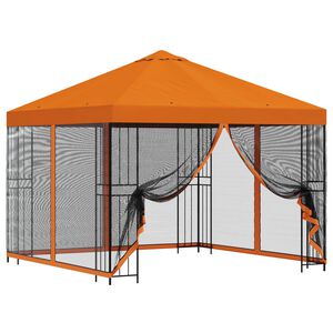 vidaXL &Kappa;ή&pi;&omicron;&sigmaf; &Gamma;&kappa;&alpha;&zeta;ebo &mu;&epsilon; &Pi;&lambda;&epsilon;&upsilon;&rho;&iota;&kappa;ά &Tau;&omicron;ί&chi;&omicron;&upsilon;&sigmaf; 3 x 3 m &Pi;&omicron;&rho;&tau;&omicron;&kappa;&alpha;&lambda;ί
