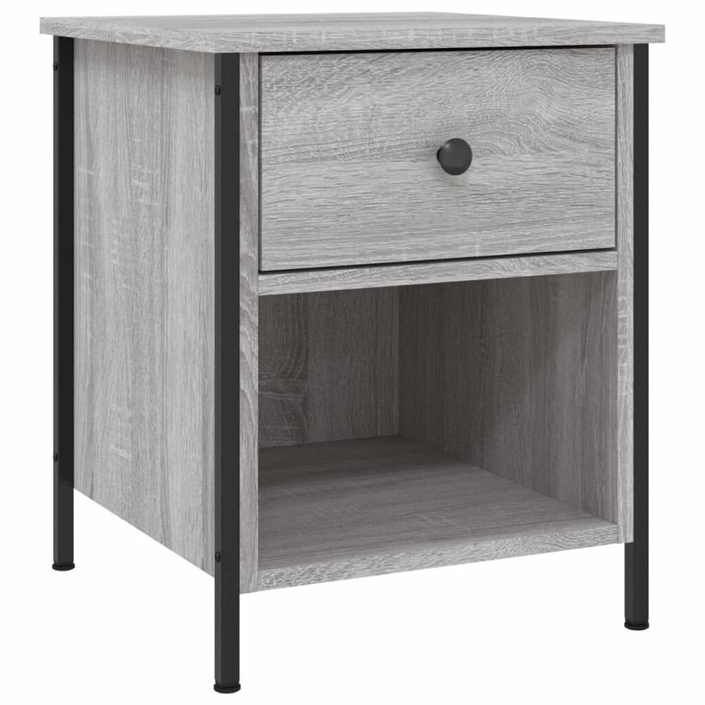 vidaXL Κομοδίνα 2 Τεμ. Γκρι Sonoma 40x42x50 εκ. από Επεξεργασμένο Ξύλο