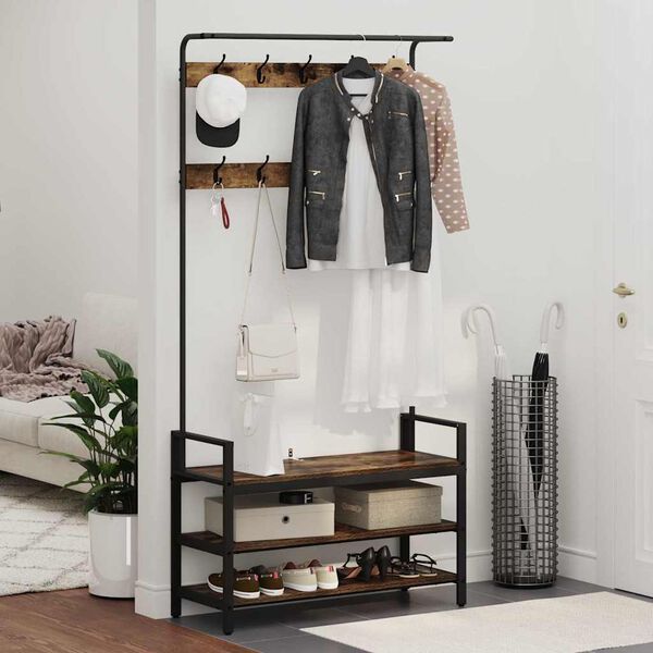 vidaXL &Kappa;&rho;&epsilon;&mu;ά&sigma;&tau;&rho;&alpha; &Kappa;&alpha;&pi;&nu;&iota;&sigma;&tau;ό &Delta;&rho;ύ&sigmaf; 95 x 34 x 184 &epsilon;&kappa; &Epsilon;&pi;&epsilon;&xi;&epsilon;&rho;&gamma;&alpha;&sigma;&mu;έ&nu;&omicron; &xi;ύ&lambda;&omicron;