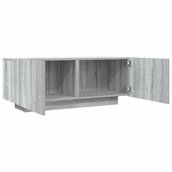 vidaXL Έπιπλο Τηλεόρασης Γκρι Sonoma 100x35x40 εκ. από Επεξεργ. Ξύλο