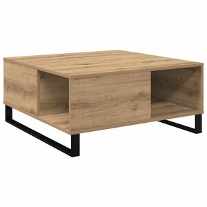 vidaXL &Tau;&rho;&alpha;&pi;&epsilon;&zeta;ά&kappa;&iota; &sigma;&alpha;&lambda;&omicron;&nu;&iota;&omicron;ύ Artisan Oak 80 x 80 x 36,5 &epsilon;&kappa;