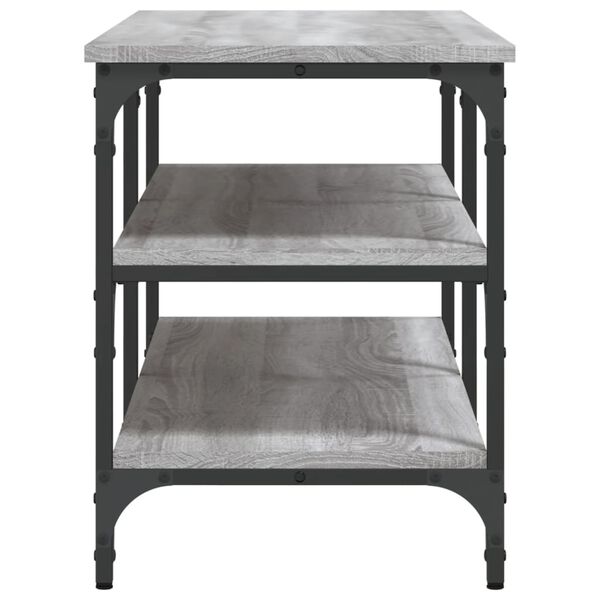 vidaXL Παπουτσοθήκη Γκρι Sonoma 100x38,5x49 εκ. από Επεξεργασμένο Ξύλο