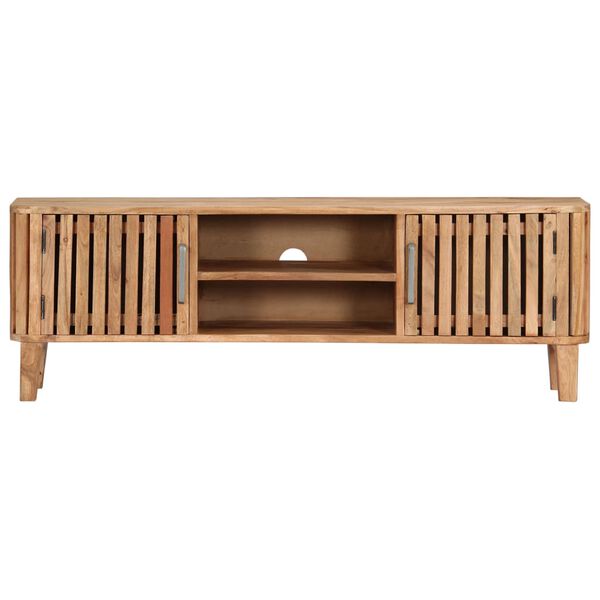 vidaXL Έπιπλο Τηλεόρασης 130 x 30 x 45 εκ. από Μασίφ Ξύλο Ακακίας