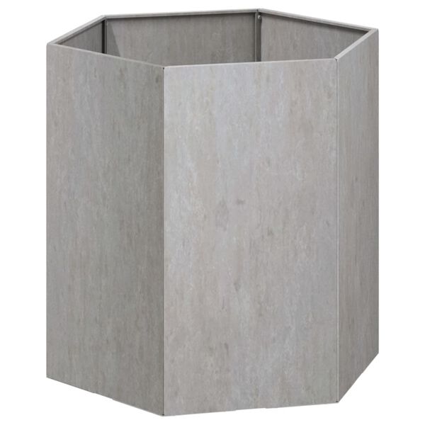 vidaXL Ζαρντινιέρα Σκουρ. 40 x 40 x 45 εκ. Ατσάλι Σκληρυθέν στον Αέρα