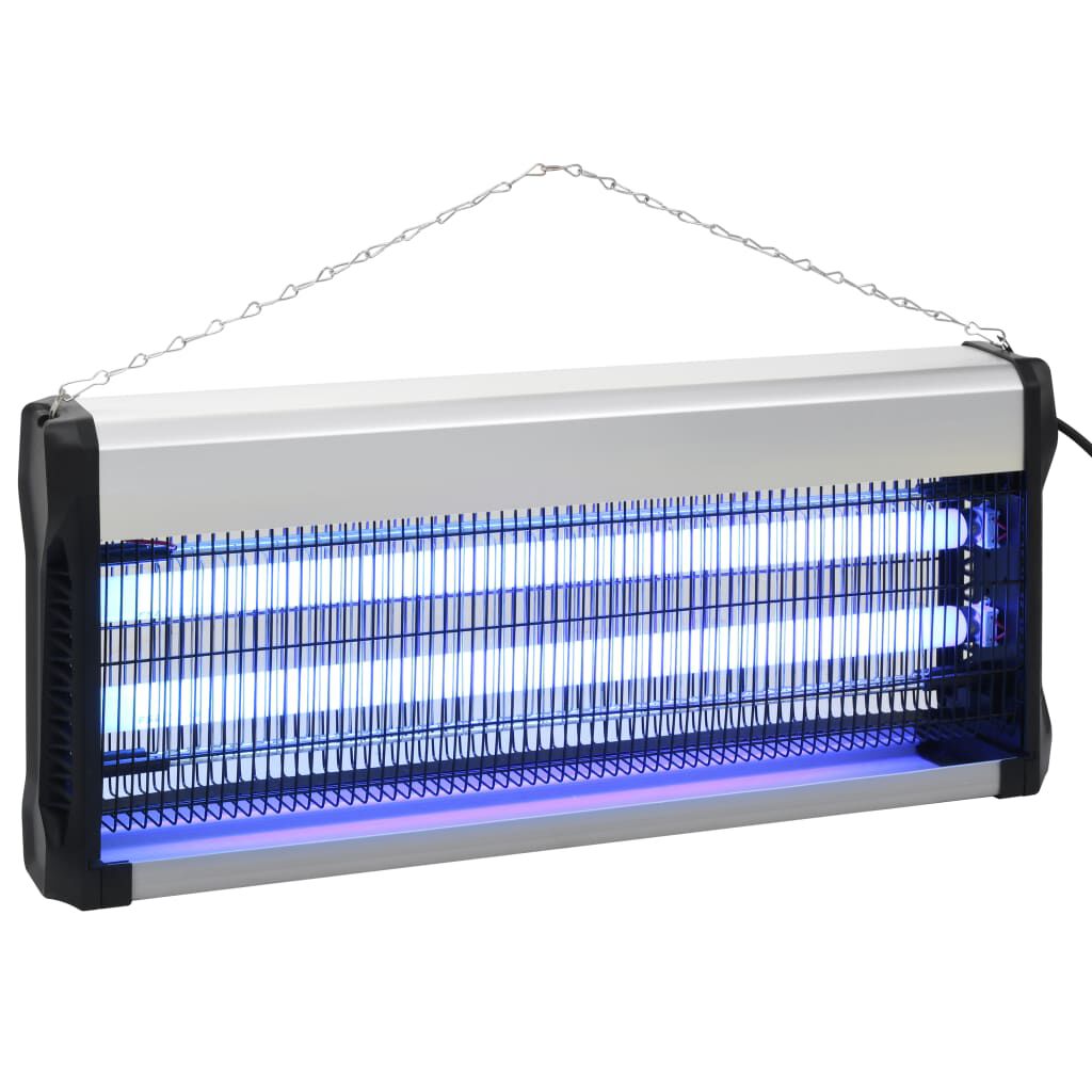 vidaXL Εντομοπαγίδα Ηλεκτρική 40 W Μαύρη από Αλουμίνιο και ABS