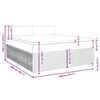 vidaXL Κρεβάτι Boxspring με Στρώμα Μπλε 200x200 εκ. Βελούδινο